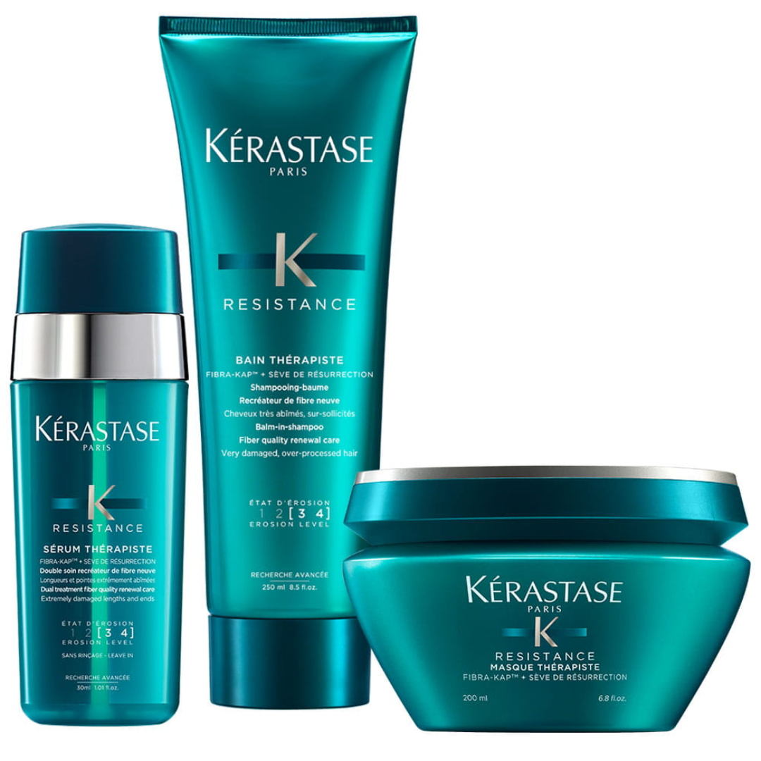 Zestaw Kérastase Résistance Thérapiste – Szampon 250ml + Maska 200ml + Serum 30ml
