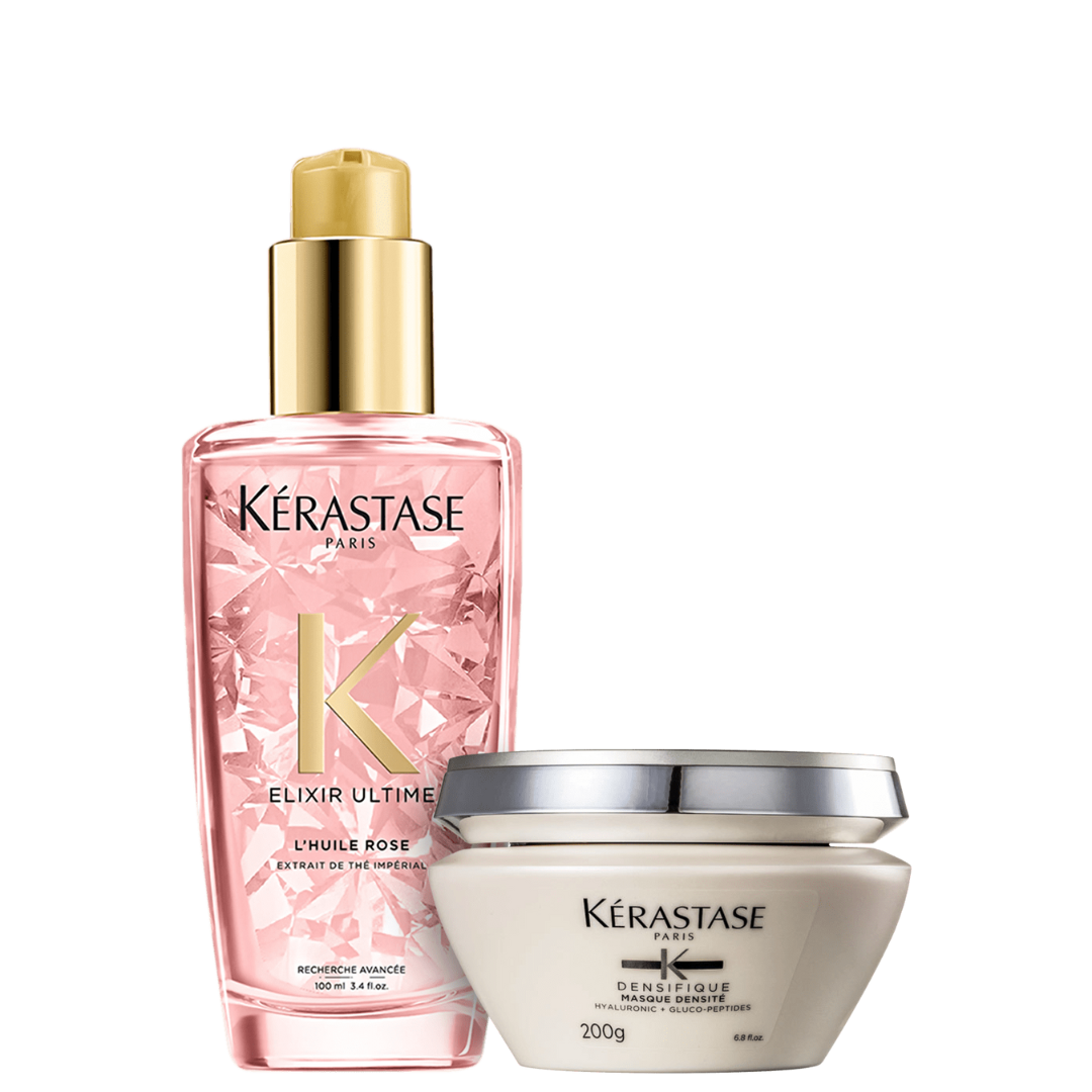 Zestaw Elixir Rose & Densifique – Blask i Wzmocnienie (2 Produkty)